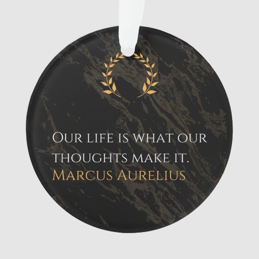 Marcus Aurelius Wahrheit: Leben gestalten Ornament (Vorderseite)