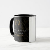 Marcus Aurelius Wahrheit: Leben gestalten Tasse (Vorderseite Links)