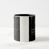 Marcus Aurelius Wahrheit: Leben gestalten Zweifarbige Tasse (Mittel)