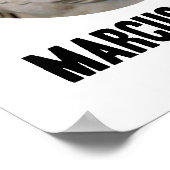 Marcus Aurelius Was auch immer passiert Poster (Ecke)