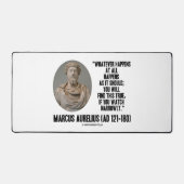 Marcus Aurelius Was auch immer passiert Schreibtischunterlage (Vorderseite)