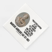 Marcus Aurelius Was auch immer passiert Serviette (Ecke)