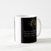 Marcus Aurelius Weisheit: Aktionen sprechen lauter Kaffeetasse (VorderseiteRechts)