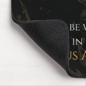 Marcus Aurelius Weisheit: Aktionen sprechen lauter Mousepad (Ecke)
