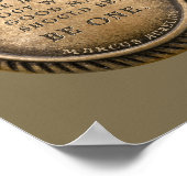 Marcus Aurelius Zitat - Sei ein guter Mann Poster (Ecke)