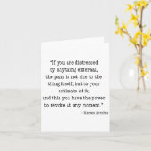 Marcus Aurelius Zitat T-Shirt Gedanken über die Pe Karte (Gelbe Blume)