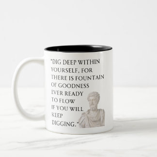 Marcus Aurelius Zitat Tasse