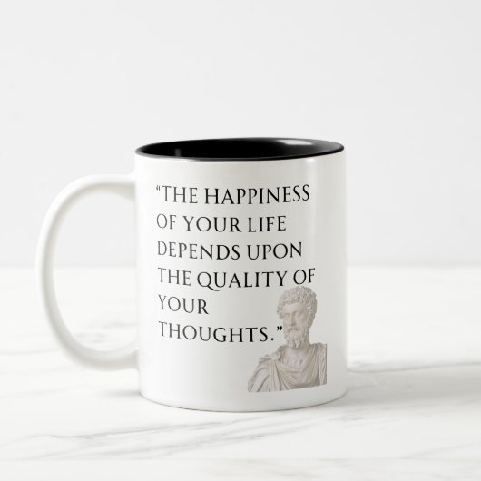 Marcus Aurelius Zitat Tasse (Links)