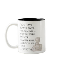 Marcus Aurelius Zitat Tasse