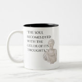 Marcus Aurelius Zitat Tasse (Links)