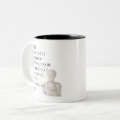 Marcus Aurelius Zitat Tasse (Vorderseite Links)
