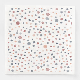 Marcus Confetti Watercolor Dots Paper Napkin Serviette