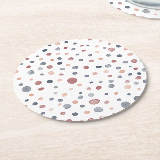 Marcus Confetti Watercolor Dots Paper Untersetzer (Angewinkelt)