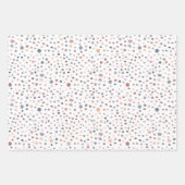Marcus Confetti Watercolor Dots Wrapping Paper Geschenkpapier Set (Vorderseite 3)
