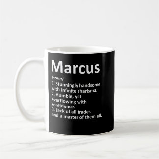 MARCUS Definition Personalisiert Name Funny Birthd Kaffeetasse