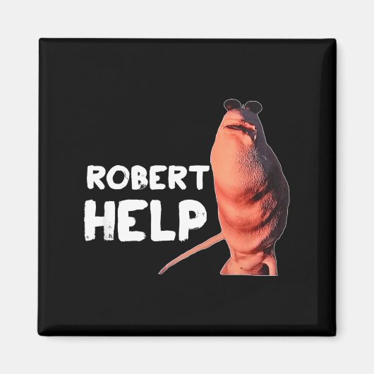 Marcus der Wurm Meme Lustige Grafiken Vrchat Rober Magnet (Vorne)