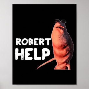 Marcus der Wurm-Meme Lustige Grafiken Vrchat Rober Poster
