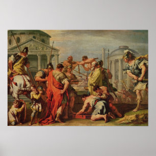 Marcus Furius Camillus und Brennus Poster