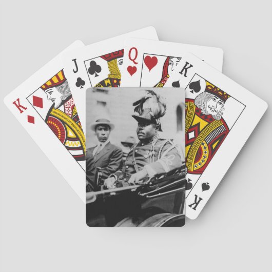 Marcus Garvey 1922 Spielkarten (Rückseite)