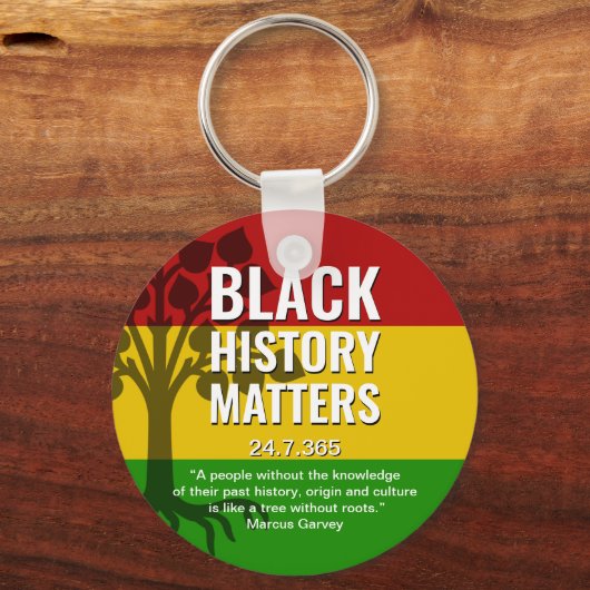 MARCUS GARVEY Black History Schlüsselanhänger (Vorderseite)