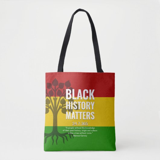 MARCUS GARVEY Black History Tasche (Vorderseite)