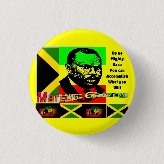 Marcus Garvey Button (Vorderseite)