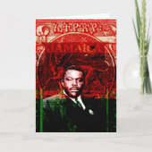 Marcus Garvey Greeting Card Karte (Vorderseite)