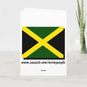 Marcus Garvey Grußkarte Karte (Rückseite)