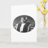 Marcus Garvey Grußkarte Karte (Gelbe Blume)