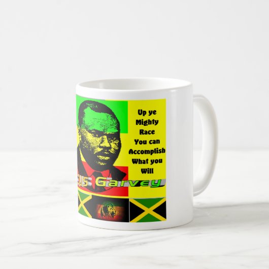 Marcus Garvey Kaffeetasse (VorderseiteRechts)