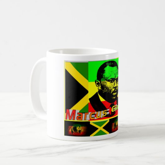 Marcus Garvey Kaffeetasse (Vorderseite Links)
