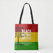 MARCUS GARVEY Schwarze Geschichte Tasche (Vorderseite)
