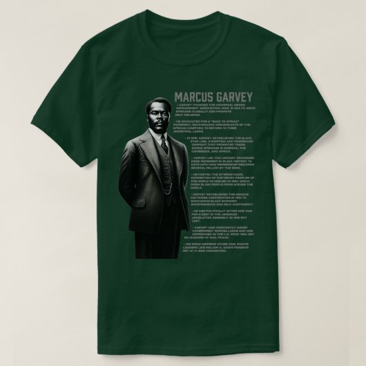 Marcus Garvey T-Shirt (Design vorne)