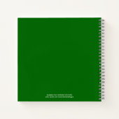 Marcus Garvey TREE OHNE ROOTS Monogramm Notizblock (Rückseite)