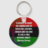Marcus Garvey TREE OHNE ROOTS Schlüsselanhänger (Vorderseite)