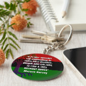 Marcus Garvey TREE OHNE ROOTS Schlüsselanhänger (Seite)