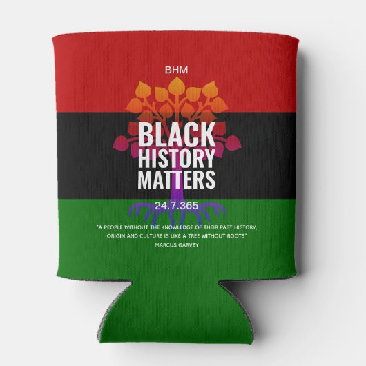 MARCUS GARVEY Zitat Dosenkühler (Rückseite)