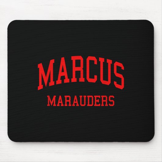Marcus High School HS Flower Mound TX Retro  Mousepad (Vorne)