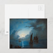 Marcus Larson hat-i-mansken-1848.Wasserbootart Postkarte (Vorne/Hinten)