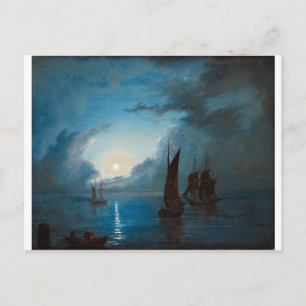 Marcus Larson hat-i-mansken-1848.Wasserbootart Postkarte
