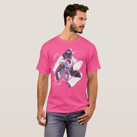 Marcus Peters Baltimore Stripes T-Shirt (Vorne ganz)