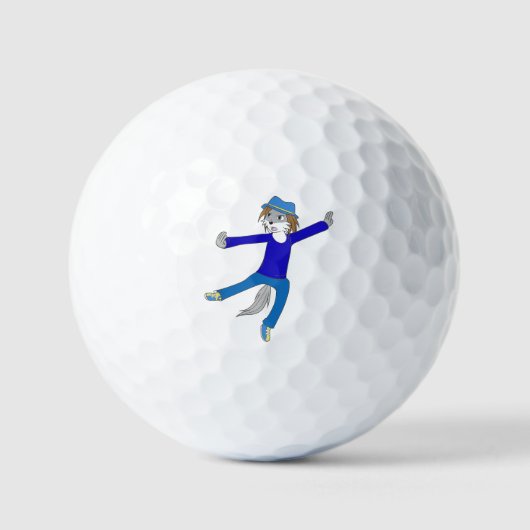 Marcus Schlag ihn, mach es weiter! Golfball (Vorderseite)