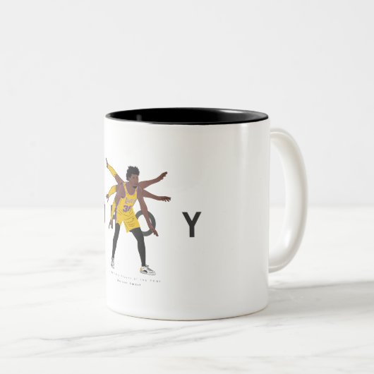 Marcus Smart DPOY | Los Angeles Lakers Zweifarbige Tasse (VorderseiteRechts)