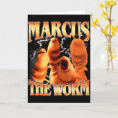 Marcus The Worm Bootleg For Men Women Meme Fan Karte (Gelbe Blume)