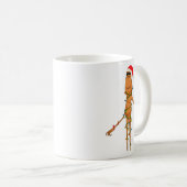 Marcus The Worm, Funny Christmas Lights Kaffeetasse (VorderseiteRechts)