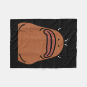 Marcus The Worm Halloween-Kostüm  Fleecedecke (Vorderseite (Horizontal))