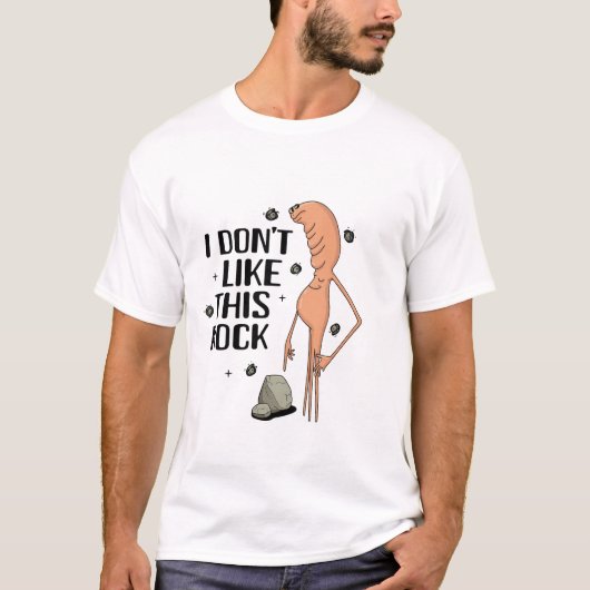 Marcus The Worm I Don't Like This Rock Funny Trend T-Shirt (Vorderseite)