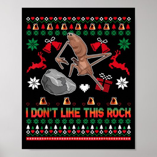 Marcus The Worm I Don't Like This Rock Poster (Vorne)