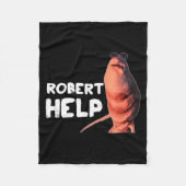 Marcus The Worm Meme Funny Graphics Vrchat Robert  Fleecedecke (Vorderseite)