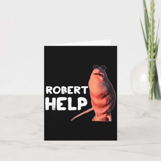 Marcus The Worm Meme Funny Graphics Vrchat Robert Karte (Vorderseite)